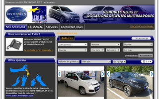 leblancimportauto.com website preview