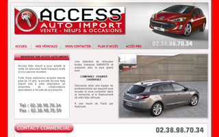 access-auto-import.fr website preview