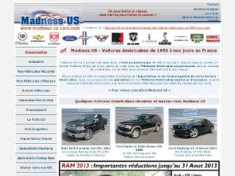 madness-us-cars.com website preview