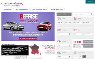 citroenselect.fr website preview