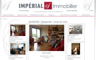 imperial-immobilier.com website preview