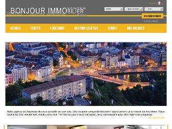 bonjour-immobilier.com website preview