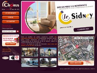 chorus-grenoble.com website preview