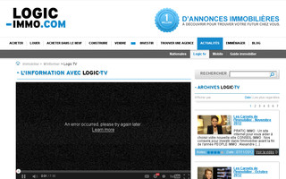 video.logic-immo.com website preview
