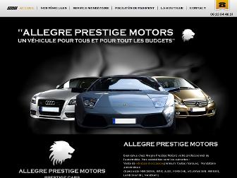 allegre-prestige-motors.com website preview