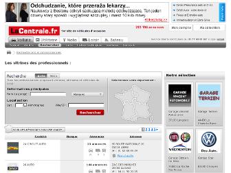 pros.lacentrale.fr website preview