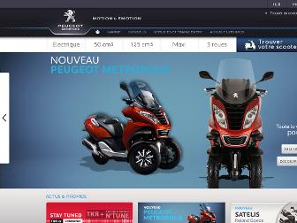 peugeotscooters.fr website preview