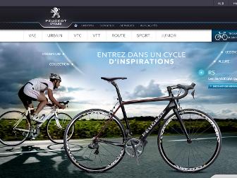 cycles.peugeot.fr website preview