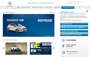 amiens.peugeot.fr website preview