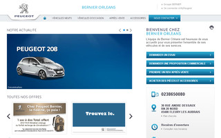 bernieror.peugeot.fr website preview