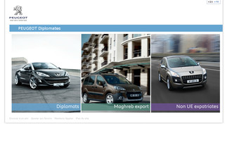 peugeot-diplomates.com website preview