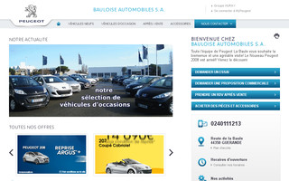 baulautos.peugeot.fr website preview