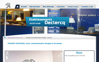 peugeot-declercq.com website preview