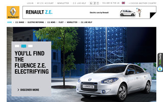 renault-ze.com website preview