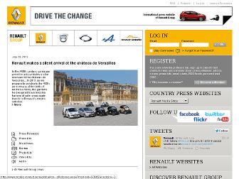 media.renault.com website preview