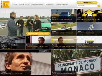 fr.renault.tv website preview