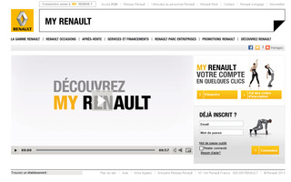 my.renault.fr website preview