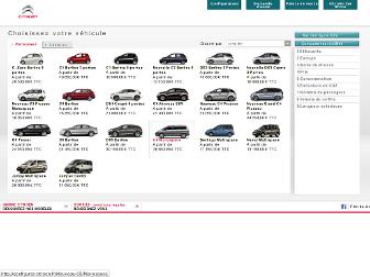 configurer.citroen.fr website preview