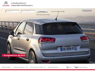 service.citroen.com website preview