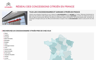 reseau.citroen.fr website preview