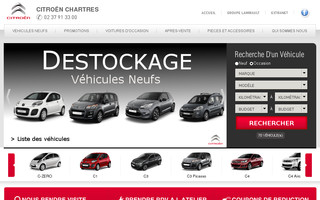 citroen-chartres.fr website preview