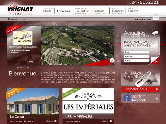 trignat.fr website preview