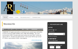 agence-ari.fr website preview