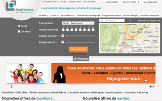 arch-immo.fr website preview