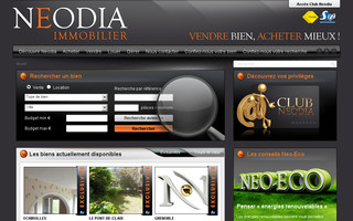 neodia-immobilier.com website preview