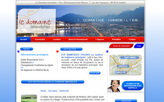 ledomaineimmobilier.com website preview