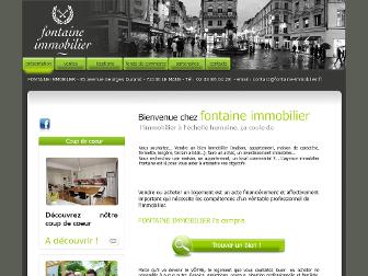 fontaine-immobilier.fr website preview