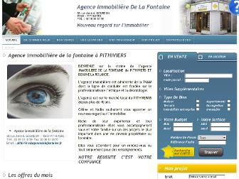 agencedelafontaine.fr website preview