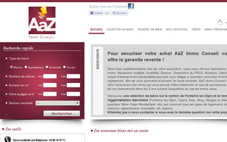 aazimmoconseil.com website preview