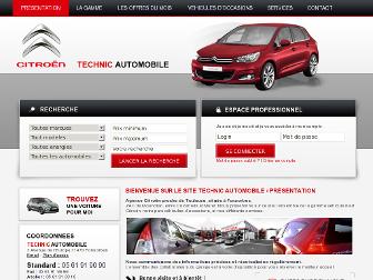 technic-automobile.com website preview