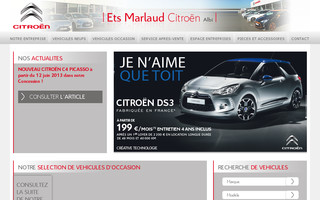 citroen-albi-marlaud.com website preview