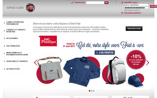 espaceclient.fiat.fr website preview