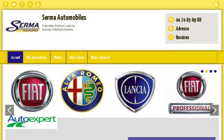 serma-automobiles-villefranche.fr website preview