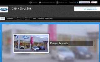 ford-bollene.fr website preview