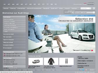 audi-shop.fr website preview