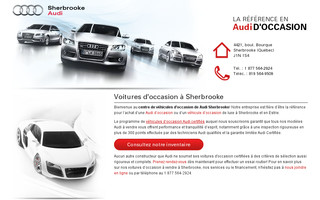 audisherbrooke.com website preview