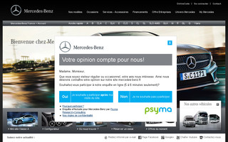mercedes-benz.fr website preview