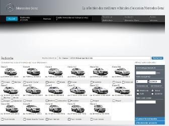 occasions.mercedes.fr website preview