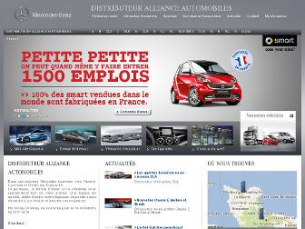 alliance.mercedes.fr website preview