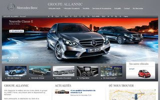 allannic.mercedes.fr website preview