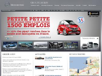 groupe-aubin.mercedes.fr website preview
