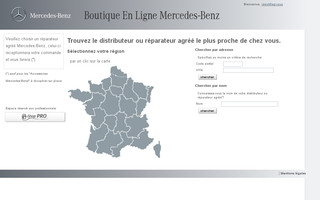 boutique.mercedes.fr website preview
