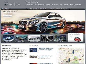 cea.mercedes.fr website preview