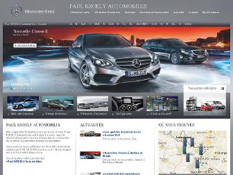 kroely.mercedes.fr website preview