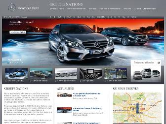 nations.mercedes.fr website preview