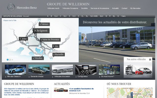 dewillermin.mercedes.fr website preview